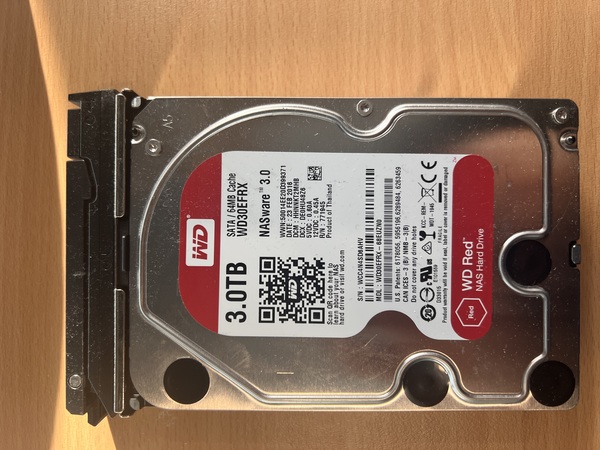 Western Digital Red 3TB NAS Hard Drive, WD30EFRX