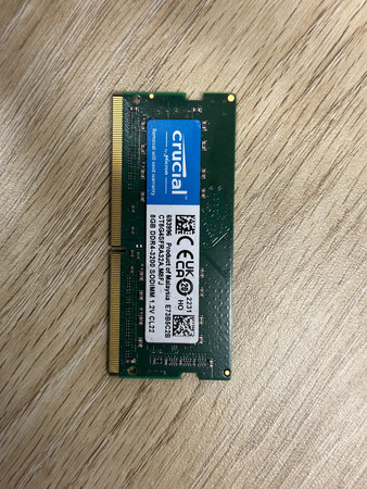 Crucial 8GB (1x8GB) DDR4 3200MHz CL22 SODIMM RAM
